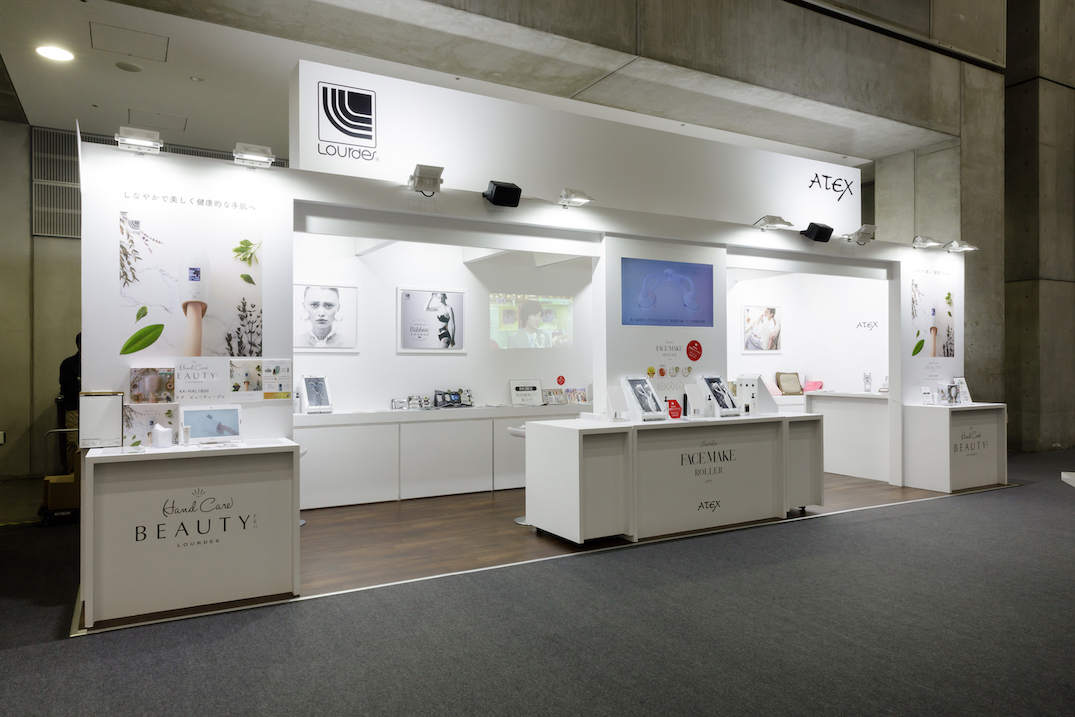 Beauty World Japan 2019の展示会ブースデザイン装飾